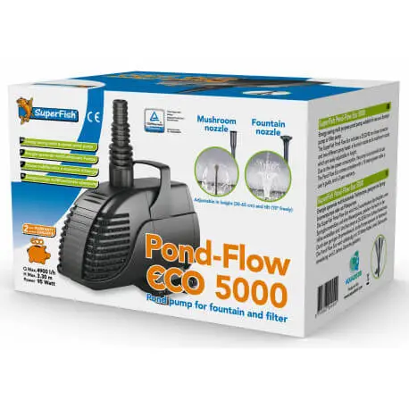 Superfish Pond-Flow Eco 5000 – Pompe de bassin Offre Spéciale