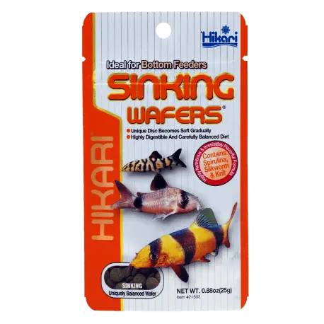 Retour Gratuit Hikari Sinking Wafers 50gr – Nourriture poissons de fond
