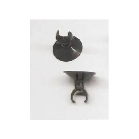 Marque Ventouse avec clips tuyau 9/12 (lot de 3)