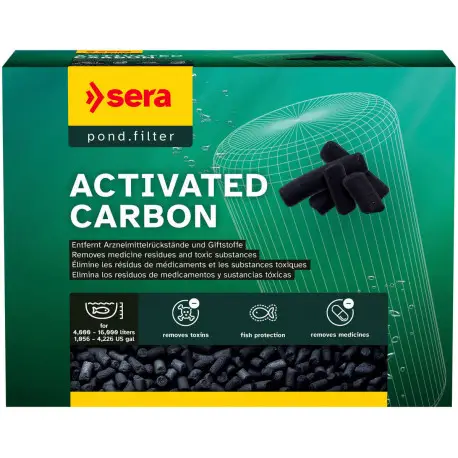 Sera Pond Activated Carbon 2 kg – Charbon actif pour bassin Prix Choc