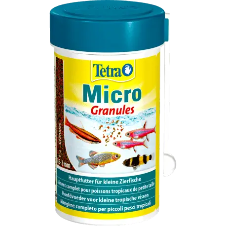Bon Plan Tetra Micro Granulés 100ml – Nourriture micro-granulés poissons tropicaux