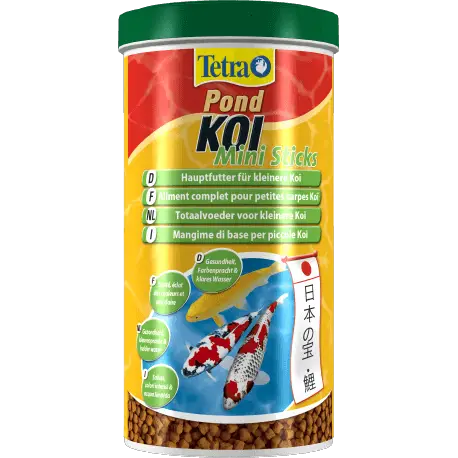 Tetra Pond KOI Mini Sticks 1L – Nourriutre jeune Carpes Koïs Paiement Sécurisé