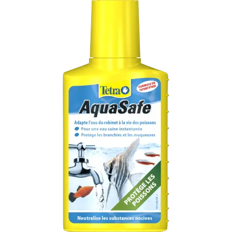 Satisfait Ou Remboursé Tetra AquaSafe 100ml – Conditionneur d&rsquo;eau aquarium