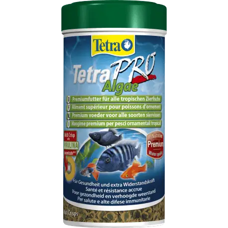 TetraPro Algae Multi-crisps 250ml – Nourriture Crisps poissons herbivores Must-Have