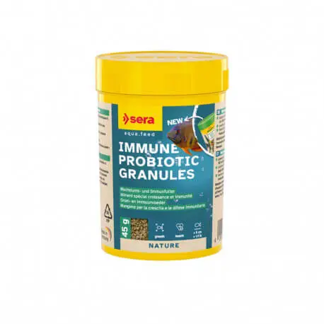 sera Immune Probiotique granules 100 ml – Nourriture spéciale croissance poissons tropicaux Réduction