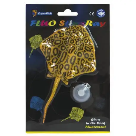 Achat Immédiat Superfish FLUO STINGRAY JAUNE – Décoration fluorescente aquarium