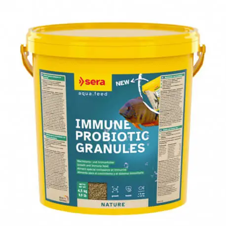 Sera Immune Probiotique Granules 4,4Kg – Nourriture croissance poissons tropicaux Promotion Saisonnière