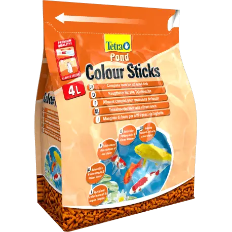 Tetra Pond Colour Sticks 4L – Nourriture poissons de bassin Affaire À Saisir