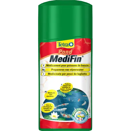 Tetra Pond MediFin 500ml – Traitement large spectre bassin Petit Prix