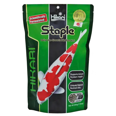 HIKARI STAPLE MEDIUM 500gr – Nourriture Carpes Koïs Super Prix