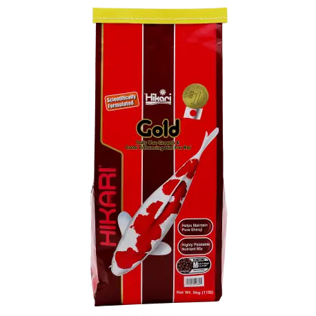 HIKARI GOLD MEDIUM 5Kg – Nourriture Carpes Koïs Usine Directe