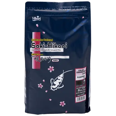 Solde SAKI HIKARI COLOR M 2 KG – Nourriture couleur Carpes Koïs