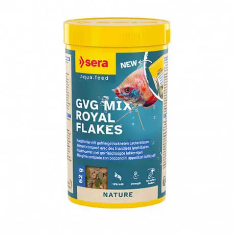 Livraison Express Sera GVG Mix Royal Flakes 250ml – Friandise poissons tropicaux