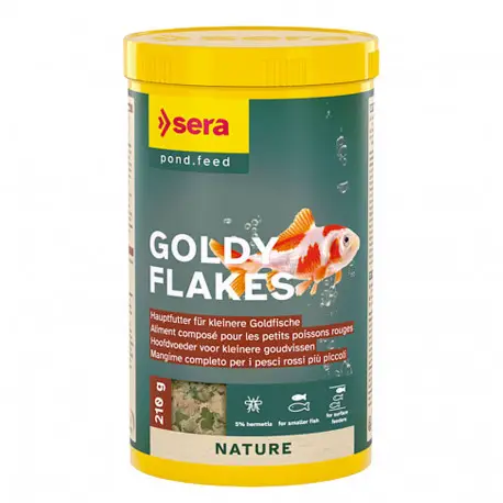 Sera Goldy Flakes 1000ml – Aliment en flocons poissons rouges Achat Immédiat