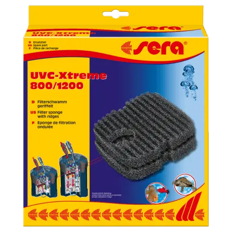 Soldes SERA Eponge de filtration ondulée pour sera UVC-Xtreme 800 et 1200
