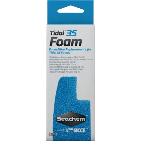 Meilleur Choix Seachem Mousse de filtration pour TIDAL 35 – Recharge