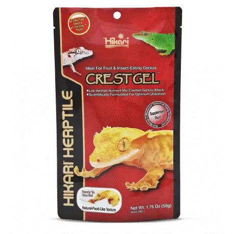 Promotion Saisonnière HIKARI REPTILE CRESTGEL 50gr – Nourriture pour Geckos à crète