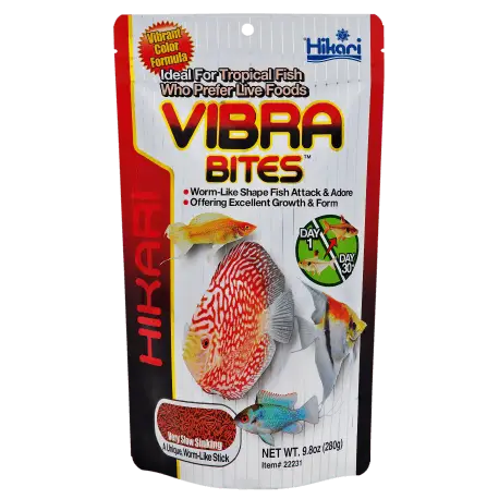 HIKARI TROPICAL VIBRA BITES 35gr – Nourriture poissons tropicaux Meilleure Vente