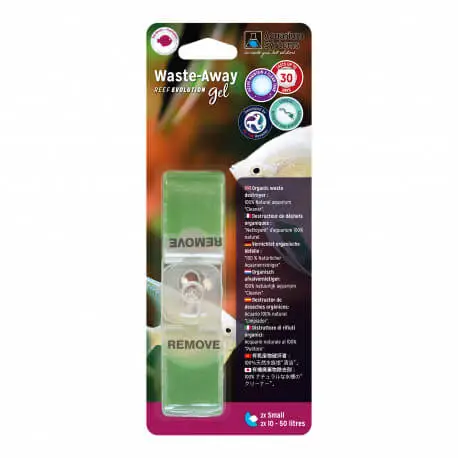Nouveauté Aquarium Systems WASTE-AWAY Gel freshwater Small X2 10-50L