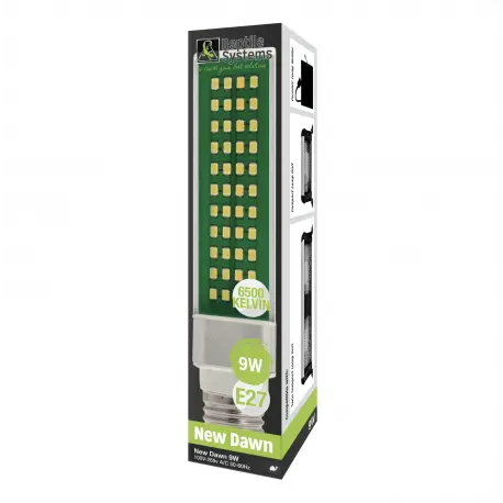 Reptile Systems New Dawn LED 9w – Horizontal Position – E27 Satisfait Ou Remboursé