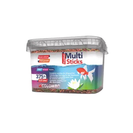 Promotion COLOMBO MULTI STICKS 2,5L – Nourriture poissons de bassin