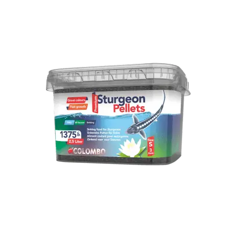 Satisfait Ou Remboursé COLOMBO ESTURGEON FOOD 2,5L SMALL – Nourriture esturgeon