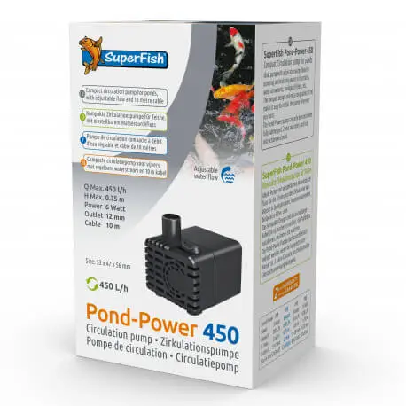 Achetez Aujourd&rsquo;hui SUPERFISH PONDPOWER 450 – Pompe à eau bassin