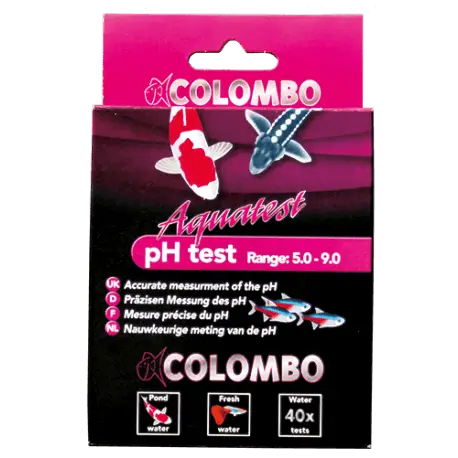 Populaire Colombo Aquatest PH Test – Test d&rsquo;eau bassin extérieur