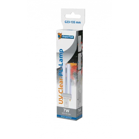 Vente Directe Superfish Ampoule UV PL 7W G23-135mm – Ampoule UV de rechange
