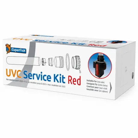 Superfish UV 5 Watts SERVICE KIT Rouge- Pièces détachées Commander Maintenant