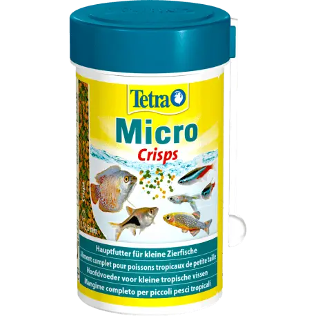 Tetra MicroCrisps 100ml – Nourriture micro-granulés poissons tropicaux Offre Limitée