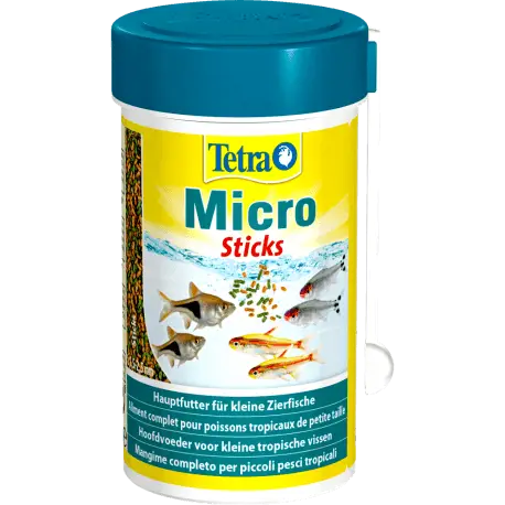Tetra Micro Sticks 100ml – Nourriture petits poissons tropicaux Paiement Sécurisé