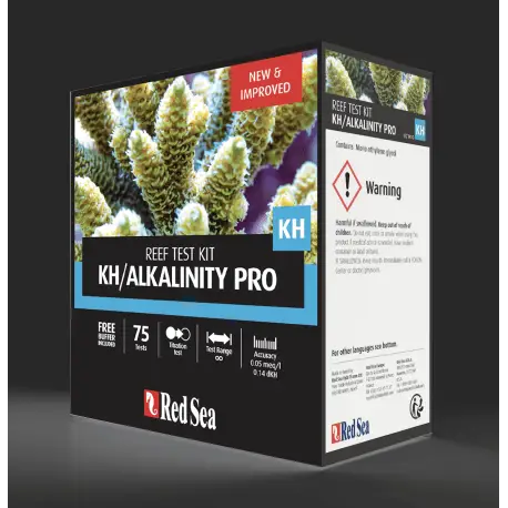 Red Sea Test KH Pro – 75 tests – Test d&rsquo;eau Offre Du Jour