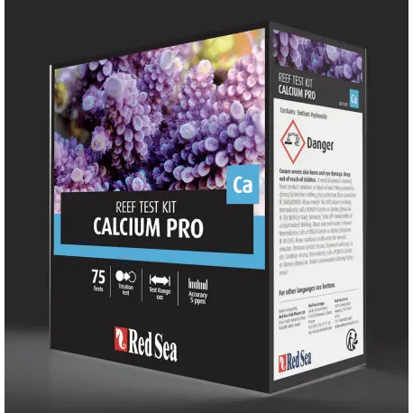 Soldes Red Sea Test Calcium Pro – 75 tests – Test d&rsquo;eau