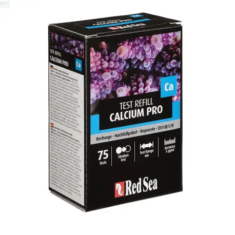 Red Sea Test Calcium Pro – Recharge 75 tests – Test d&rsquo;eau Nouvelle Collection