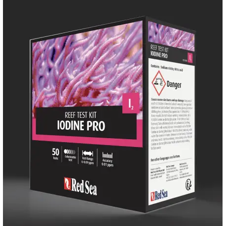 Red Sea Test Iode Pro – 50 tests – Test d&rsquo;eau Prix Bas