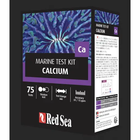 Red Sea Test Calcium – 75 tests – Test d&rsquo;eau Certifié
