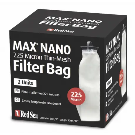 Super Prix Red Sea Max® Nano Micron bag nylon 225µ (x2) – Filtration mécanique