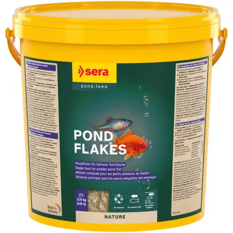 sera Pond Flakes 21L – Flocons pour poissons de bassin Prix Bas