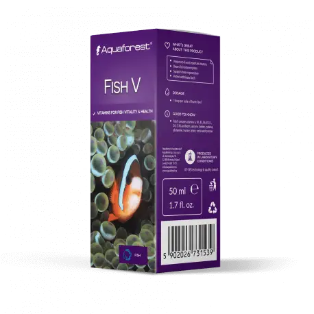 Marque Aquaforest Fish V 50ml – Vitamines poissons