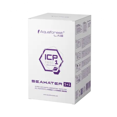 Retour Gratuit Aquaforest Lab Multipack ICP 5+1 – Seawater – Test ICP