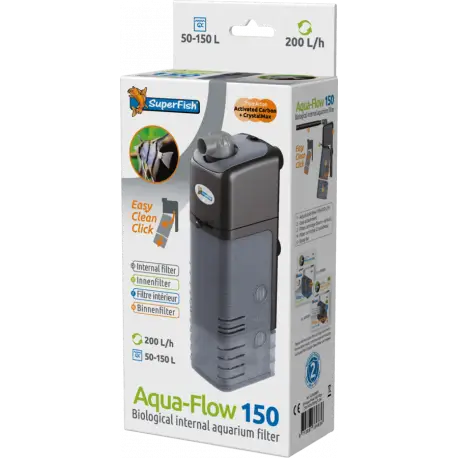 Jusqu&rsquo;à Épuisement Des Stocks SUPERFISH AQUA-FLOW 150 – Filtre interne pour aquarium