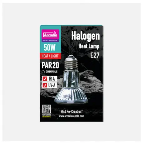 ARCADIA HALOGEN BASKING SPOT (E27) 50 WATT – Spot halogène Super Prix