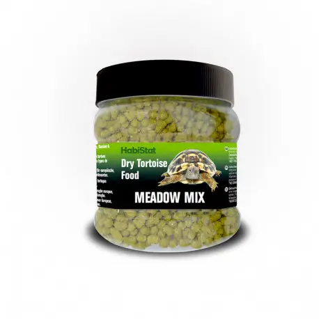 HABISTAT TORTOISE FOOD MEADOW MIX 200G – Nourriture pour tortue Terrestre Paiement Sécurisé