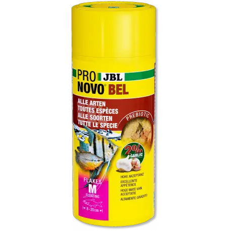 Achat Immédiat JBL PRONOVOBEL FLAKES M 250ml – Flocons pour poissons tropicaux