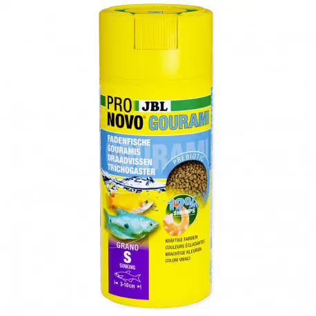 Top Vente JBL PRONOVOGOURAMI GRANO S 250ml – Nourriture poissons aisatiques
