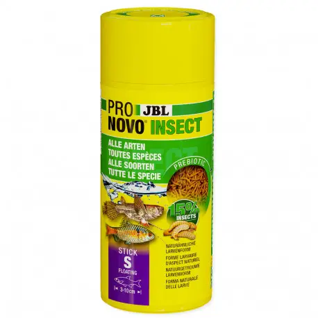 Prix Bas JBL PRONOVOINSECT STICK S 250ml – Nourriture poissons tropicaux