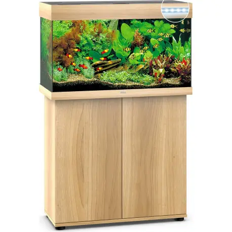 JUWEL Ensemble complet Aquarium + Meuble Rio 125 LED Chêne clair Retour Gratuit