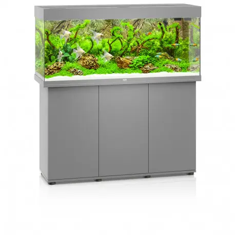 Jusqu&rsquo;à Épuisement Des Stocks JUWEL Ensemble complet Aquarium + Meuble Rio 240 LED Gris