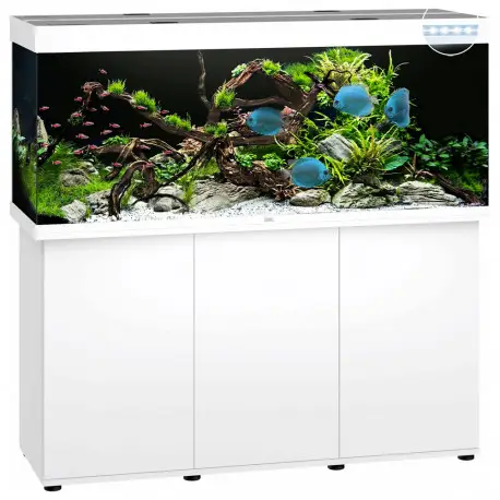 Prix Bas JUWEL Ensemble complet Aquarium + Meuble Rio 450 LED Blanc